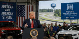 Trump Promotes Auto Jobs in Michigan Visit