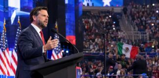 Vance Defends America, Crowd Cheers Amid Protest